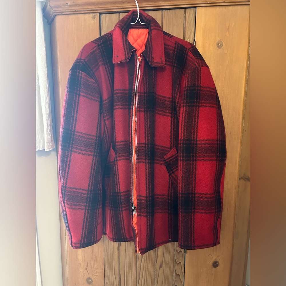 Lined wool hunting coat like new!